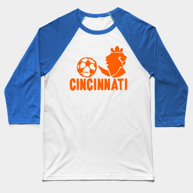 FC Cincinnatiiii 10 Baseball T-Shirt by Very Simple Graph